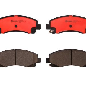 Brembo Brake Pad, Nao, Fmsi Number D1584-8208, Ceramic, Set of 4, With Hardware – P28087N