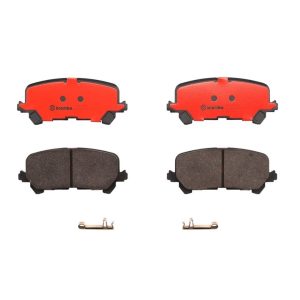Brembo Brake Pad, Nao, Fmsi Number D1724-8397, Ceramic, Set of 4, With Hardware – P28088N