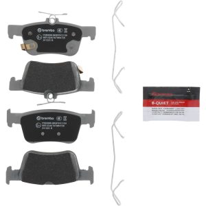 Brembo Brake Pad, Nao, Fmsi Number D1878-9106, Ceramic, Set of 4 – P28089N