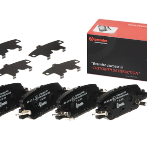 Brembo Brake Pad, Prime Line, Fmsi Number D2037-9268, Low-Metallic, Set of 4 – P28097