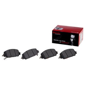Brembo Brake Pad, Nao, Fmsi Number D2037-9268, Ceramic, Set of 4, With Hardware – P28097N