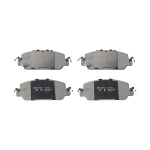Brembo Brake Pad, Nao, Fmsi Number D2036-8840, Ceramic, Set of 4, With Hardware – P28098N
