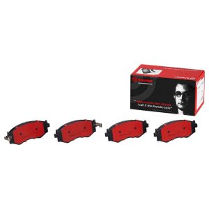 Brembo Brake Pad, Nao, Fmsi Number D485-7342, Ceramic, Set of 4 – P30002N