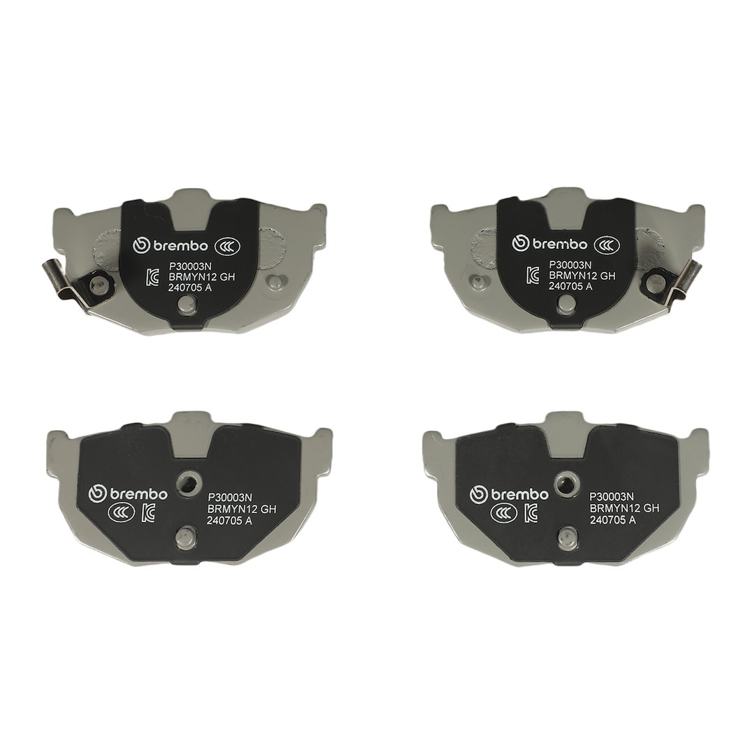 Brembo Brake Pad, Nao, Fmsi Number D464-7344, Ceramic, Set of 4 – P30003N
