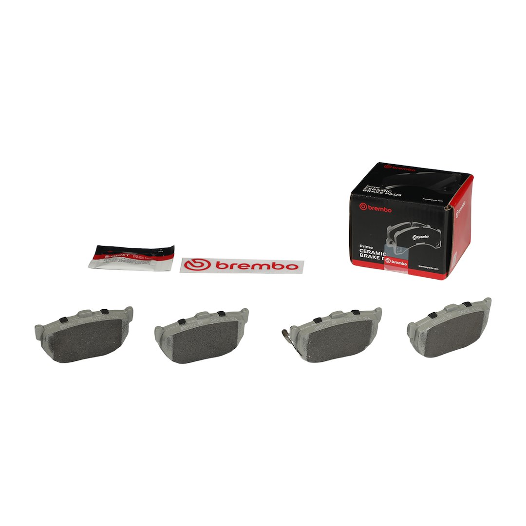 Brembo Brake Pad, Nao, Fmsi Number D464-7344, Ceramic, Set of 4 – P30003N