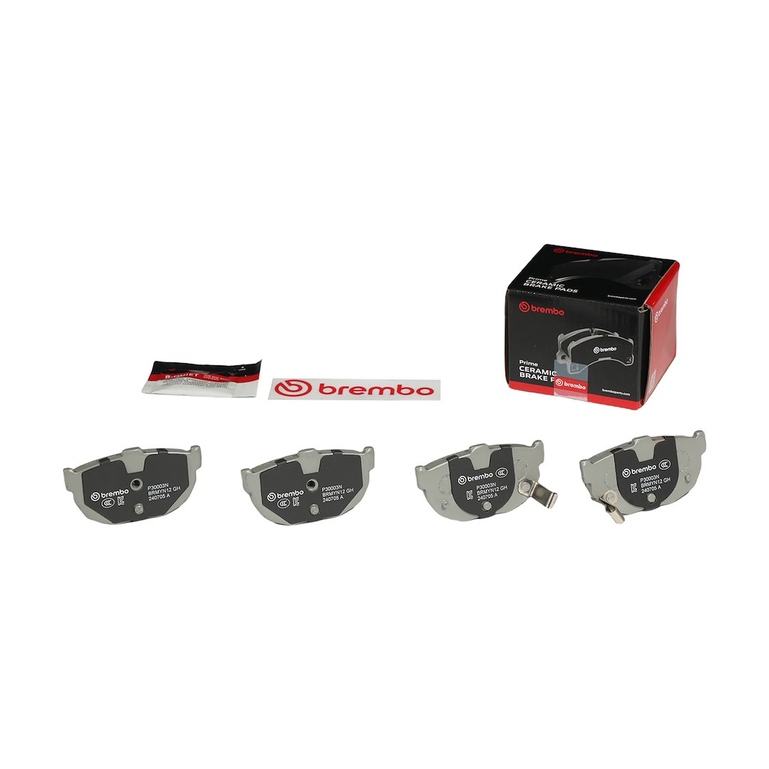 Brembo Brake Pad, Nao, Fmsi Number D464-7344, Ceramic, Set of 4 – P30003N