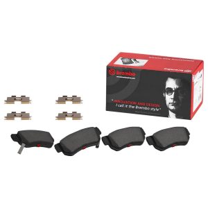 Brembo Brake Pad, Nao, Fmsi Number D864-7739, Ceramic, Set of 4, With Hardware – P30013N