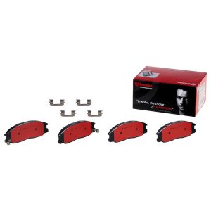 Brembo Brake Pad, Nao, Fmsi Number D864-7739, Ceramic, Set of 4, With Hardware – P30013N