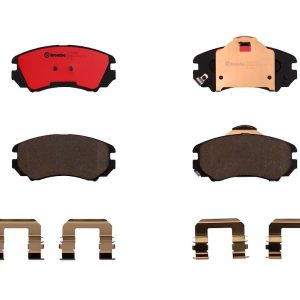 Brembo Brake Pad, Nao, Fmsi Number D924-7825, Ceramic, Set of 4, With Hardware – P30018N