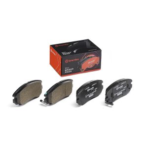 Brembo Brake Pad, Xtra Line, Fmsi Number D924-7825/ D924-7990/ D924-8386, Low-Metallic, Set of 4 – P30018X