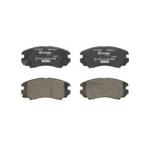 Brembo Brake Pad, Xtra Line, Fmsi Number D924-7825/ D924-7990/ D924-8386, Low-Metallic, Set of 4 – P30018X