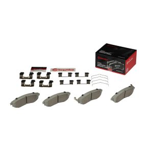 Brembo Brake Pad, Nao, Fmsi Number D747-7329, Ceramic, Set of 4, With Hardware – P30022N