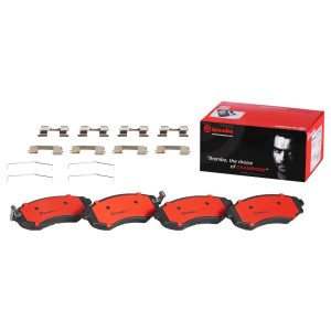 Brembo Brake Pad, Nao, Fmsi Number D747-7329, Ceramic, Set of 4, With Hardware – P30022N