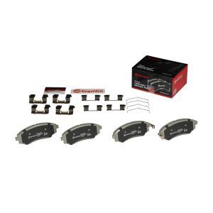 Brembo Brake Pad, Nao, Fmsi Number D747-7329, Ceramic, Set of 4, With Hardware – P30022N