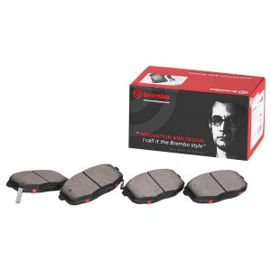 Brembo Brake Pad, Nao, Fmsi Number D1013-7917, Ceramic, Set of 4, With Hardware – P30028N