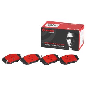 Brembo Brake Pad, Nao, Fmsi Number D1397-8505, Ceramic, Set of 4, With Brake Lubricant/ Pad Wear Sensor – P30034N