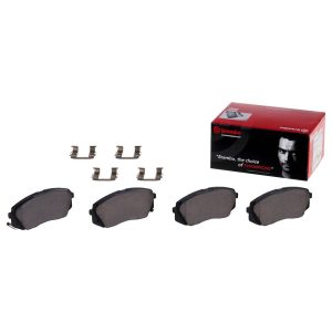 Brembo Brake Pad, Nao, Fmsi Number D1125-8233, Ceramic, Set of 4, With Hardware – P30038N