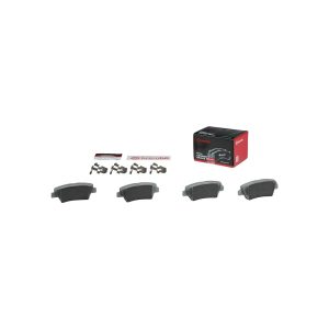 Brembo Brake Pad, Nao, Fmsi Number D1313-8428, Ceramic, Set of 4, With Hardware – P30047N