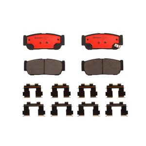 Brembo Brake Pad, Nao, Fmsi Number D954-7853, Ceramic, Set of 4, With Hardware – P30049N