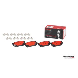 Brembo Brake Pad, Nao, Fmsi Number D954-7853, Ceramic, Set of 4, With Hardware – P30049N