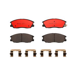 Brembo Brake Pad, Nao, Fmsi Number D955-7854, Ceramic, Set of 4, With Hardware – P30050N