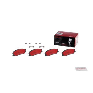 Brembo Brake Pad, Nao, Fmsi Number D955-7854, Ceramic, Set of 4, With Hardware – P30050N