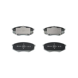 Brembo Brake Pad, Nao, Fmsi Number D1447-8615, Ceramic, Set of 4, With Hardware – P30055N