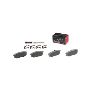 Brembo Brake Pad, Nao, Fmsi Number D1447-8615, Ceramic, Set of 4, With Hardware – P30055N