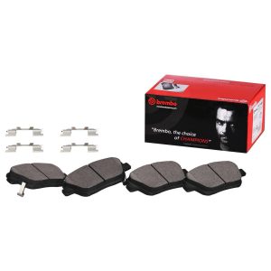 Brembo Brake Pad, Nao, Fmsi Number D1413-8527, Ceramic, Set of 4, With Hardware – P30065N
