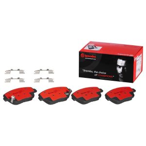 Brembo Brake Pad, Nao, Fmsi Number D1444-8595, Ceramic, Set of 4, With Hardware – P30066N