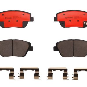 Brembo Brake Pad, Nao, Fmsi Number D1444-8595, Ceramic, Set of 4, With Hardware – P30066N