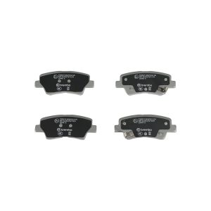 Brembo Brake Pad, Nao, Fmsi Number D1594-8428, Ceramic, Set of 4, With Hardware – P30067N