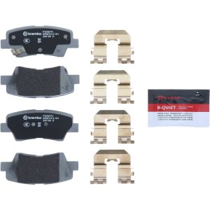 Brembo Brake Pad, Nao, Fmsi Number D1594-8428, Ceramic, Set of 4, With Hardware – P30067N