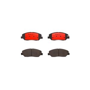 Brembo Brake Pad, Nao, Fmsi Number D1384-8400, Ceramic, Set of 4 – P30072N