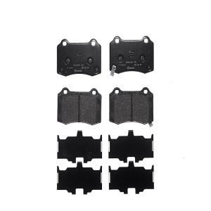 Brembo Brake Pad, Fmsi Number D1270-8805/ D1428-8545, Low-Metallic, Set of 4 – P30074
