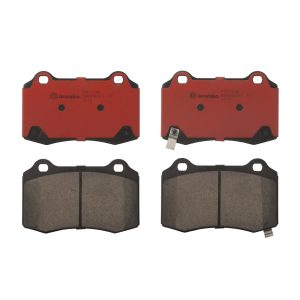 Brembo Brake Pad, Nao, Fmsi Number D1425-8545/ D1270-8805, Ceramic, Set of 4 – P30074N