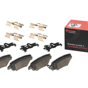 Brembo Brake Pad, Prime Line, Fmsi Number D1445-8428/ D1812-8428/ D1848-8428, Low-Metallic, Set of 4 – P30103