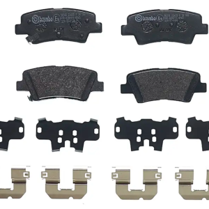 Brembo Brake Pad, Prime Line, Fmsi Number D1445-8428/ D1812-8428/ D1848-8428, Low-Metallic, Set of 4 – P30103