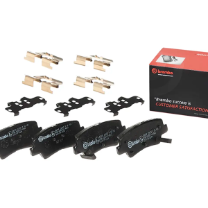 Brembo Brake Pad, Prime Line, Fmsi Number D1445-8428/ D1812-8428/ D1848-8428, Low-Metallic, Set of 4 – P30103
