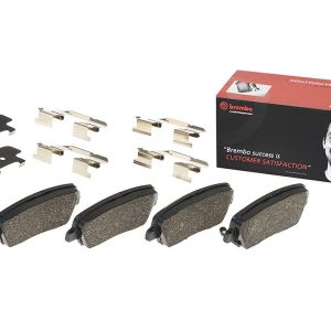 Brembo Brake Pad, Fmsi Number D1816-8524, Low-Metallic, Set of 4, With Hardware – P30104