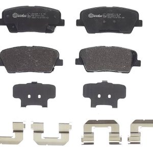 Brembo Brake Pad, Fmsi Number D1816-8524, Low-Metallic, Set of 4, With Hardware – P30104