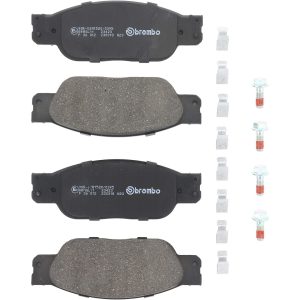 Brembo Brake Pad, Fmsi Number D805-7676, Low-Metallic, Set of 4, With Hardware – P36012