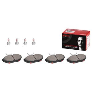 Brembo Brake Pad, Nao, Fmsi Number D849-7676, Ceramic, Set of 4, With Hardware – P36012N