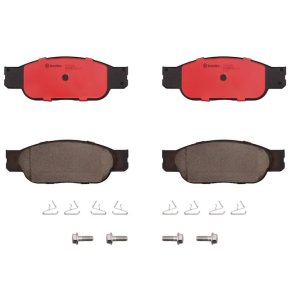 Brembo Brake Pad, Nao, Fmsi Number D849-7676, Ceramic, Set of 4, With Hardware – P36012N
