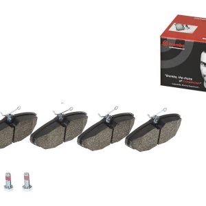 Brembo Brake Pad, Fmsi Number D806-7679, Low-Metallic, Set of 4, With Hardware – P36013