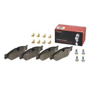 Brembo Brake Pad, Fmsi Number D1065-7971, Low-Metallic, Set of 4, With Hardware – P36021