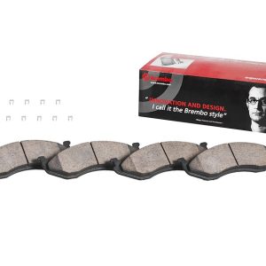 Brembo Brake Pad, Nao, Fmsi Number D477-7358A, Ceramic, Set of 4, With Hardware – P37004N