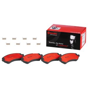 Brembo Brake Pad, Nao, Fmsi Number D856-7988, Ceramic, Set of 4, With Hardware – P37007N