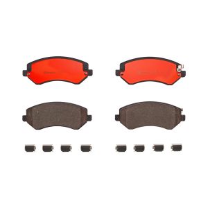 Brembo Brake Pad, Nao, Fmsi Number D856-7988, Ceramic, Set of 4, With Hardware – P37007N