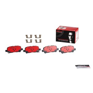 Brembo Brake Pad, Nao, Fmsi Number D999-7900, Ceramic, Set of 4, With Hardware – P37014N